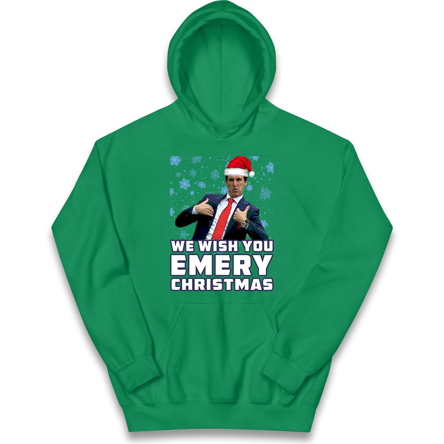 We Wish You Emery Christmas Kids Hoodie