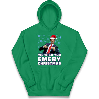 We Wish You Emery Christmas Kids Hoodie