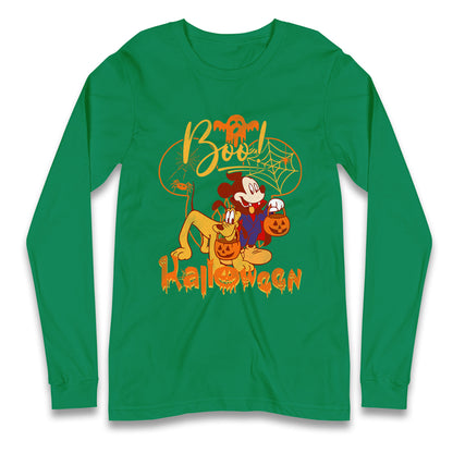 Mickey Mouse Halloween Long Sleeve T Shirt