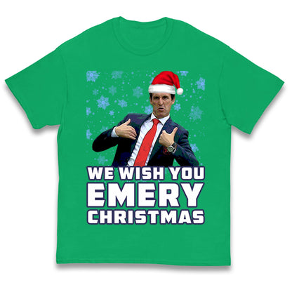 We Wish You Emery Christmas Kids T Shirt