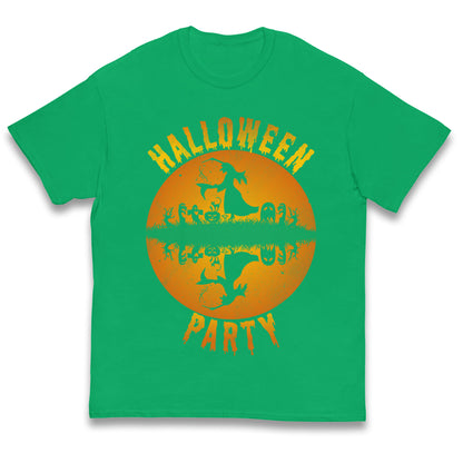 Scary Witch Halloween Party T Shirt
