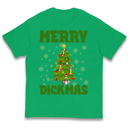 Merry Dickmas Funny Christmas T Shirt