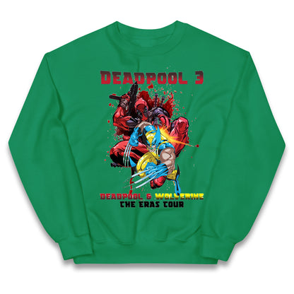 Deadpool and Wolverine The eras Tour Kids Jumper