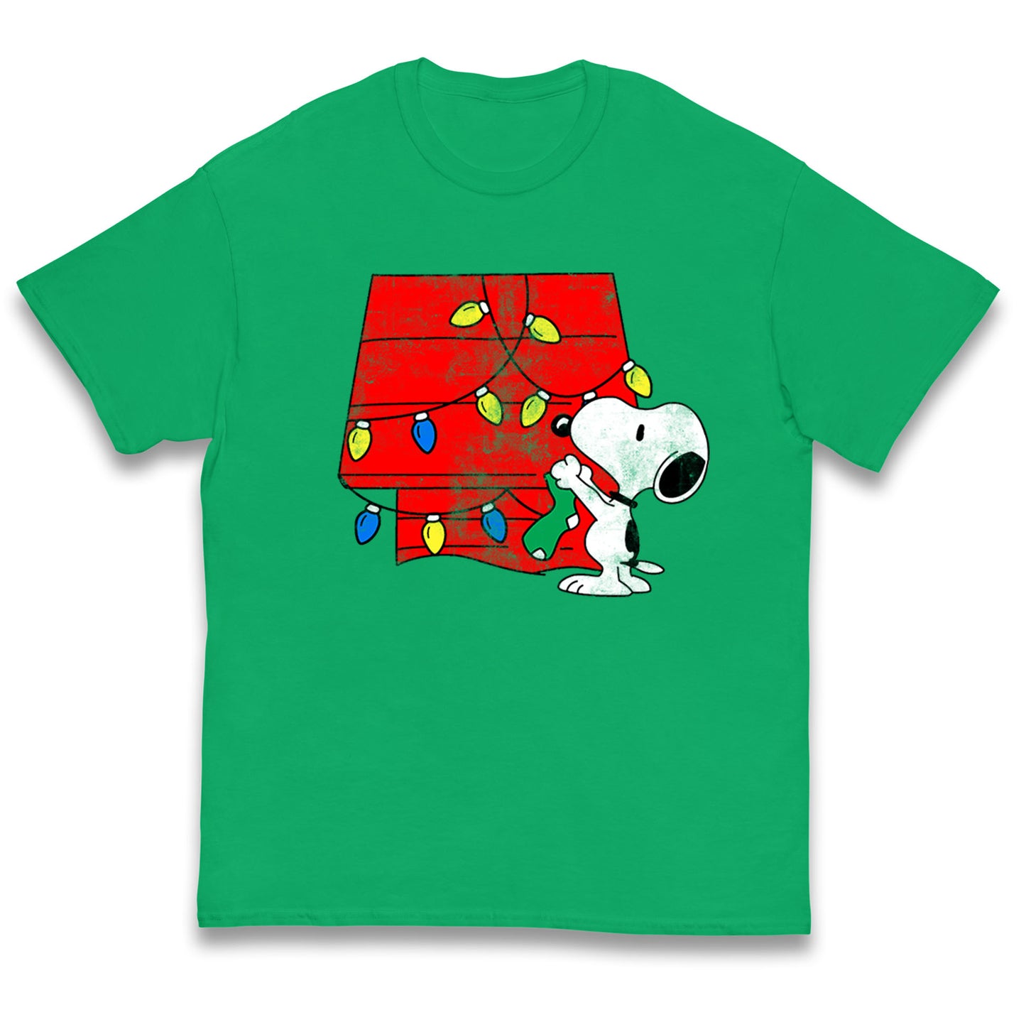 snoopy lighting house christmas t shirt