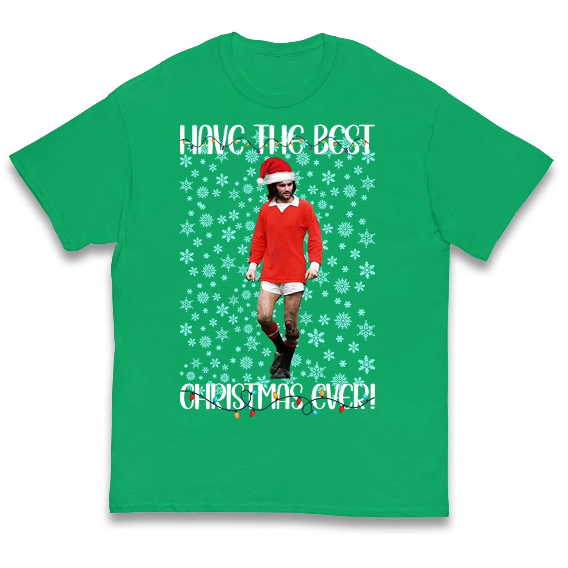 george best christmas t shirt