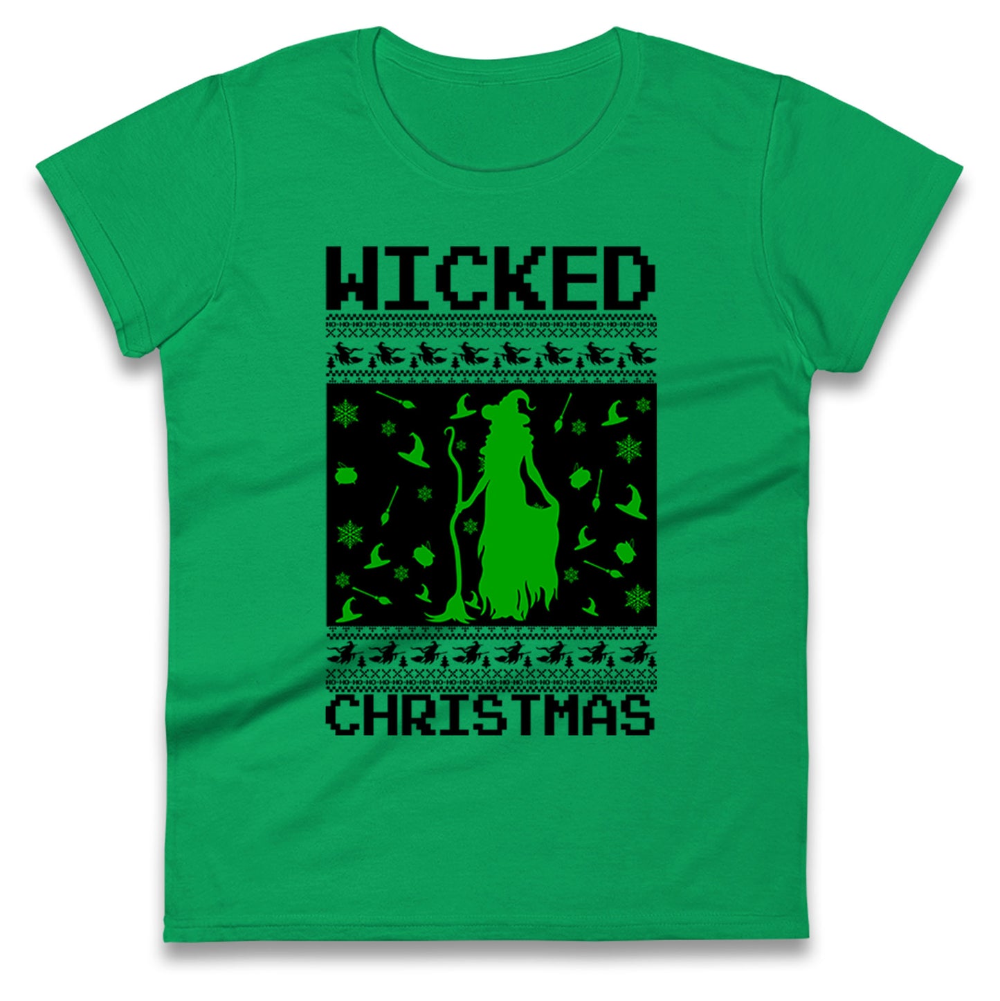 wicked christmas womens t shirt