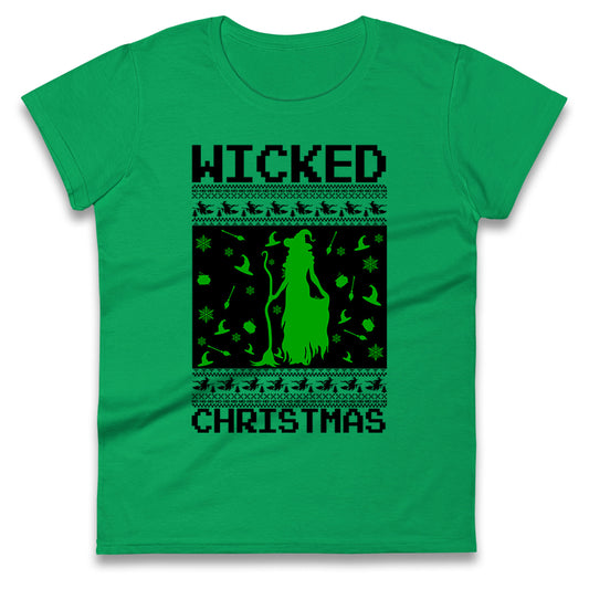 wicked christmas womens t shirt