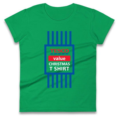 tesco value christmas womens t shirt