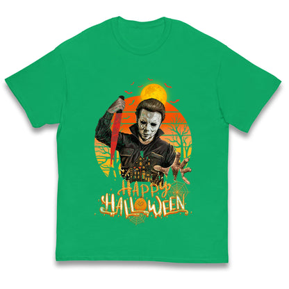 Michael Myers Happy Halloween Kids T Shirt