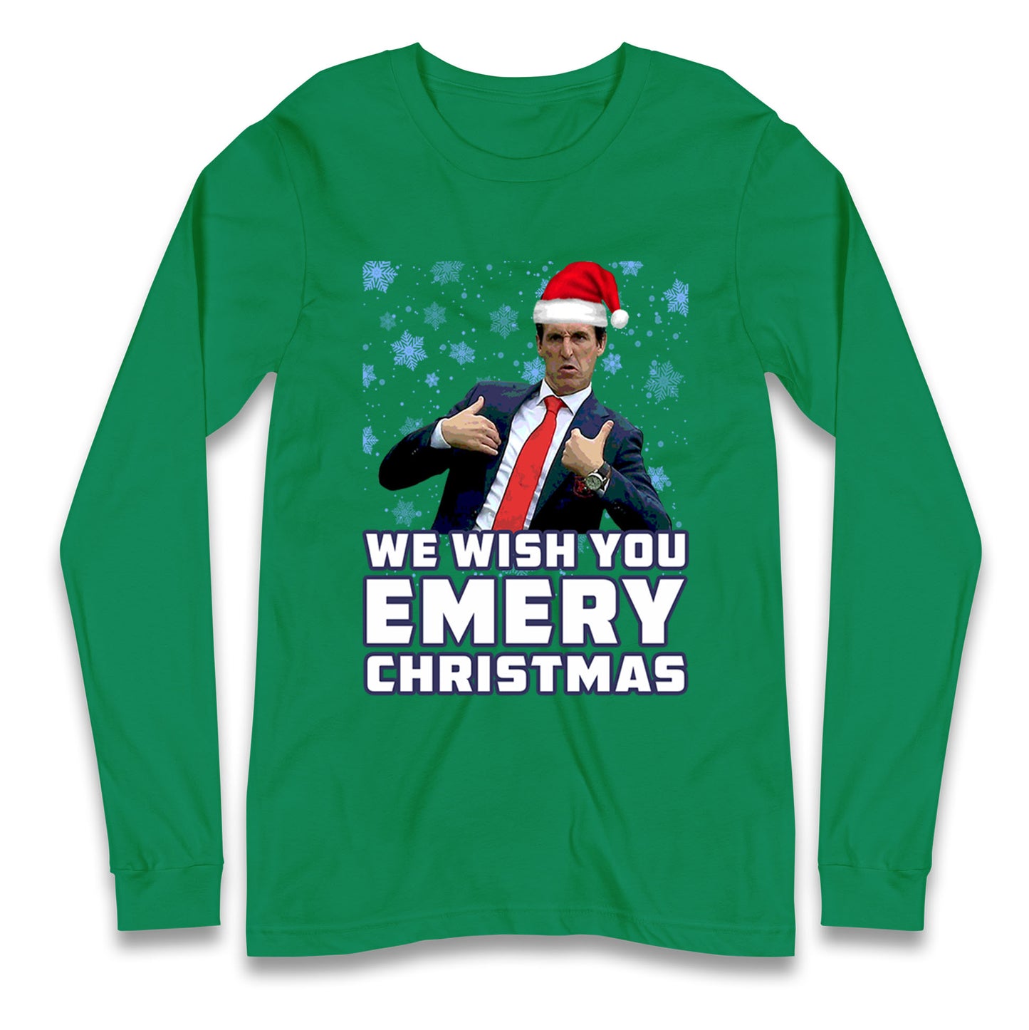 We Wish You Emery Christmas Long Sleeve T Shirt