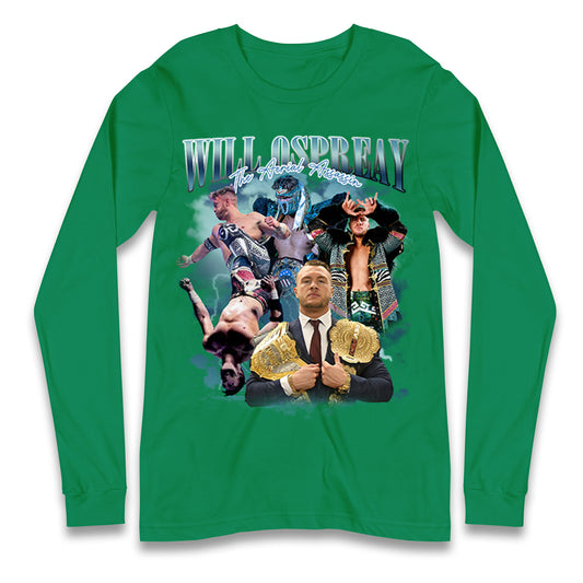 Will Ospreay The Aerial Assassin Wrestling Long Sleeve T Shirt