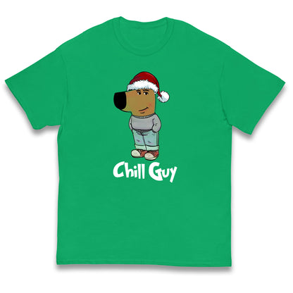 chill guy christmas t shirt