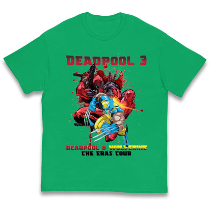 Deadpool and Wolverine The eras Tour Kids T Shirt