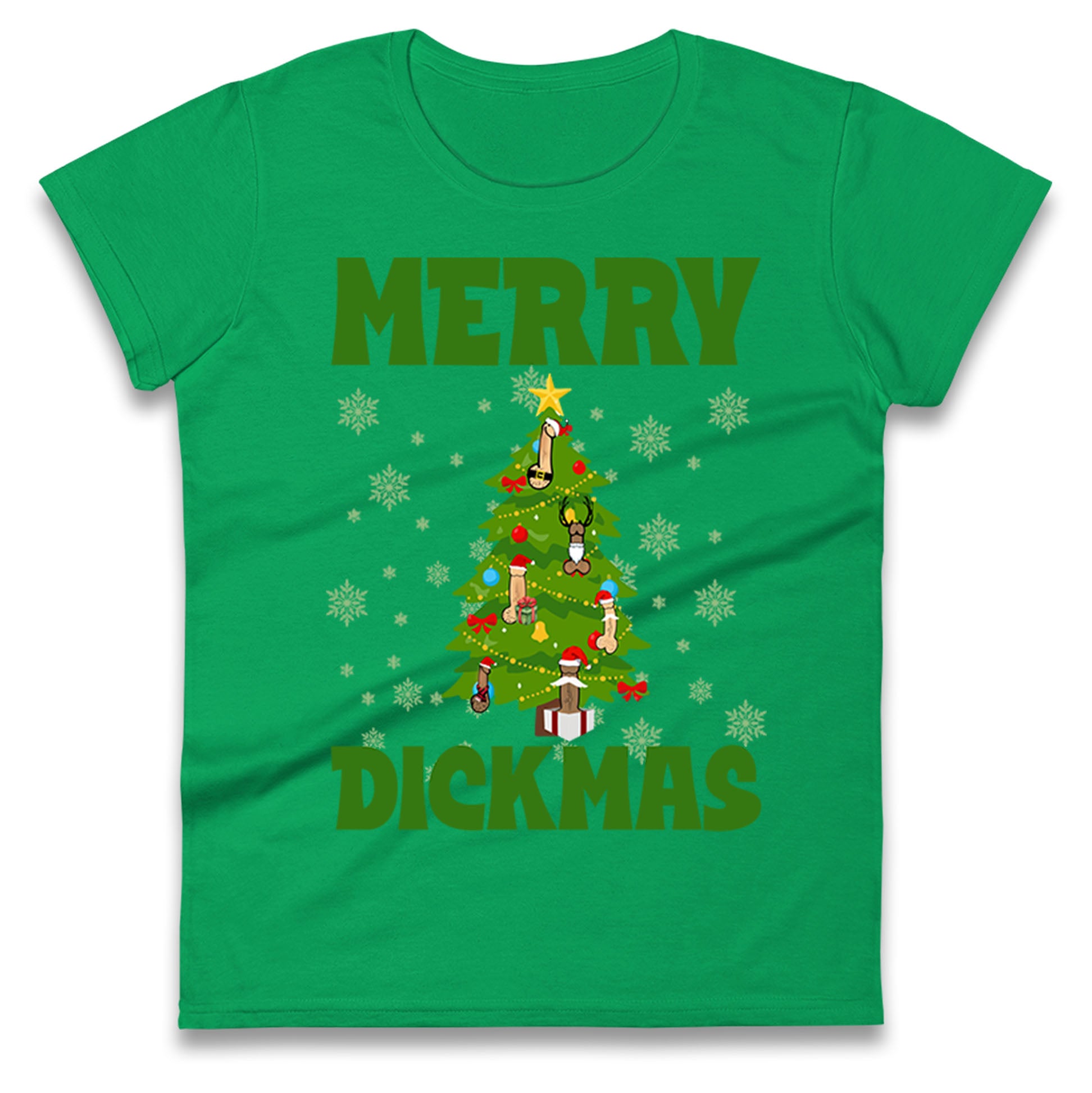 Merry Dickmas Funny Christmas T Shirt