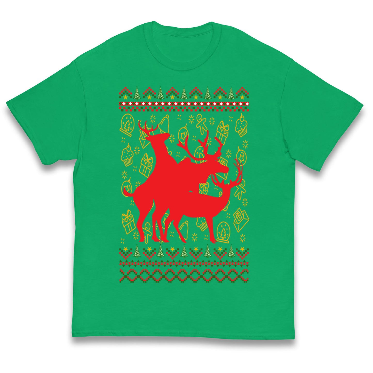 Reindeer Making Fun Christmas T Shirt