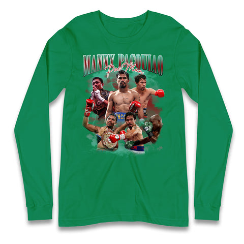 Manny Pacquiao Long Sleeve T Shirt