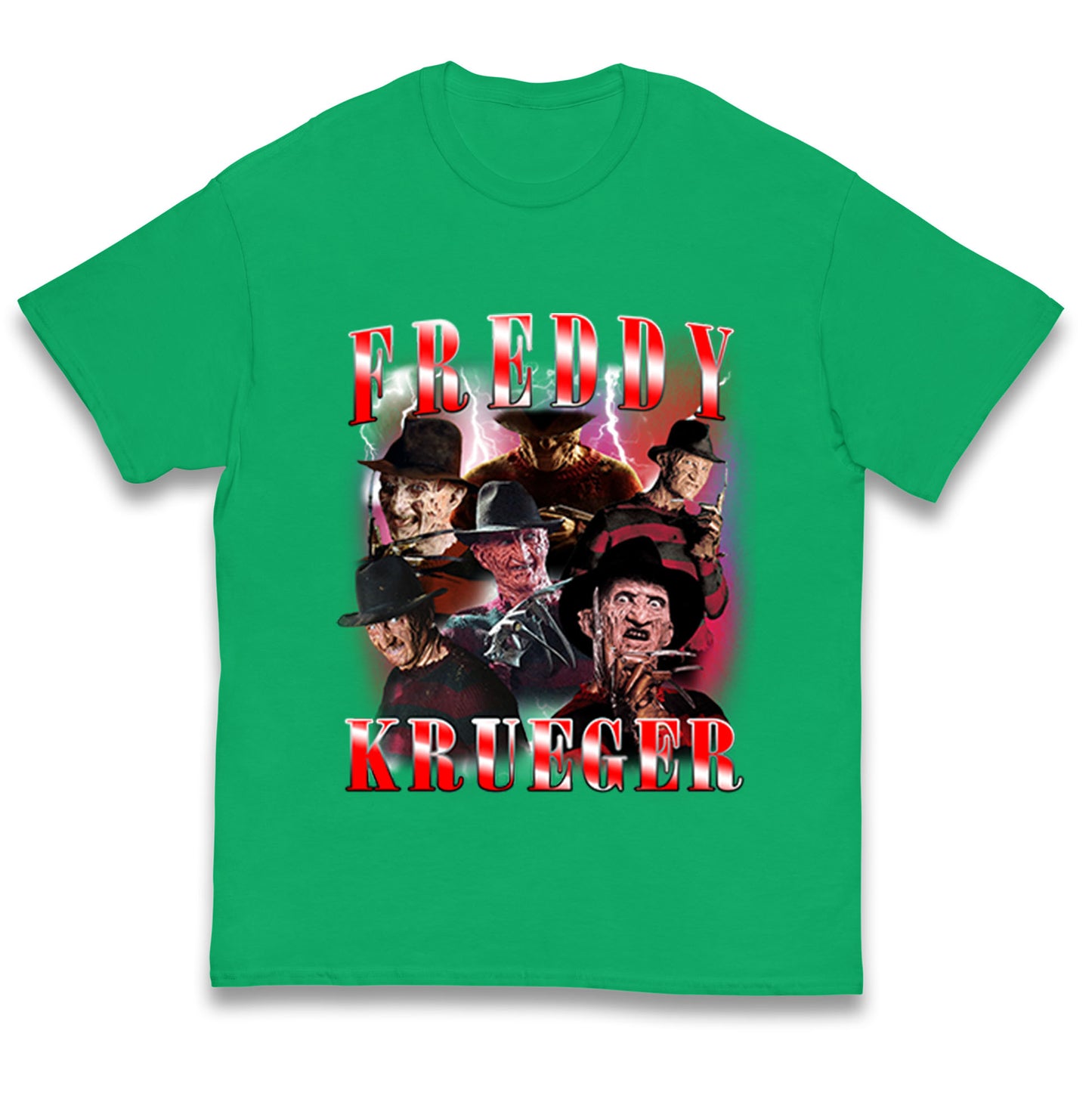 Freddy Krueger Scary Halloween Bootleg Kids T Shirt