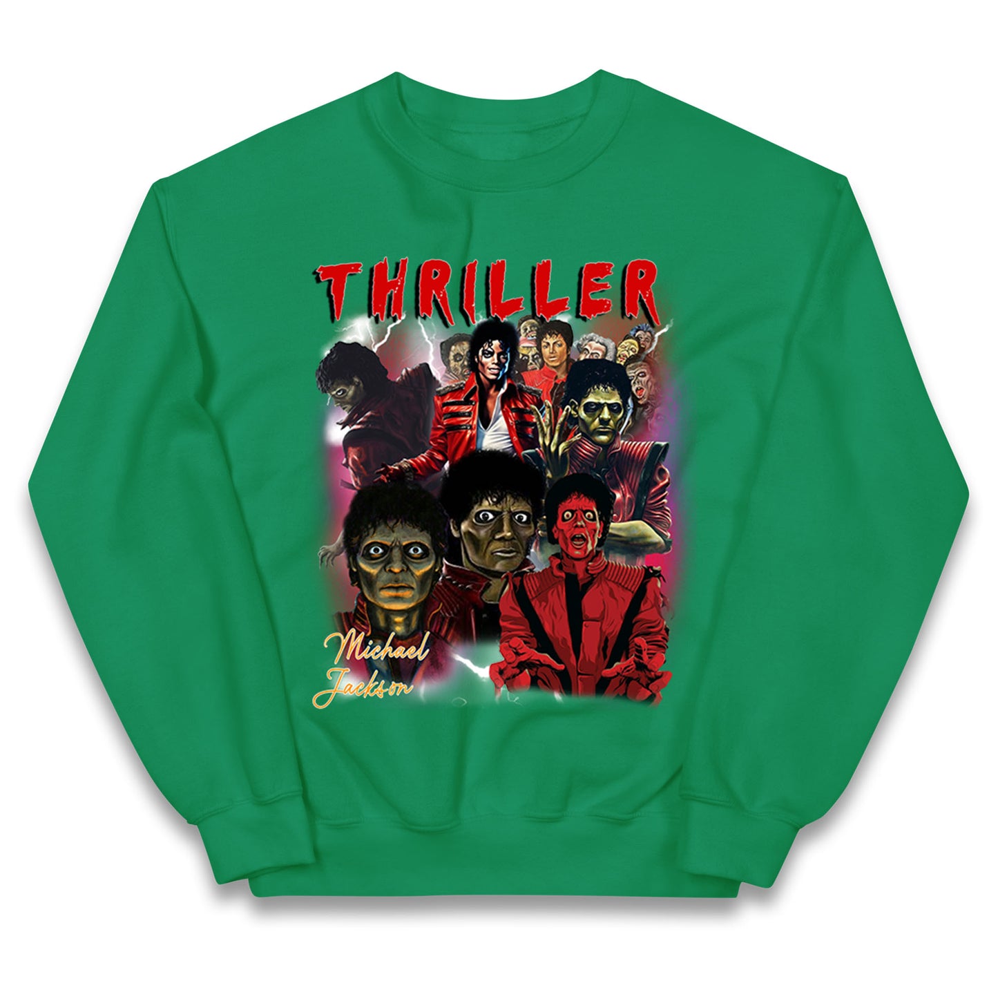 Michael Jackson Thriller Halloween Bootleg Kids Jumper