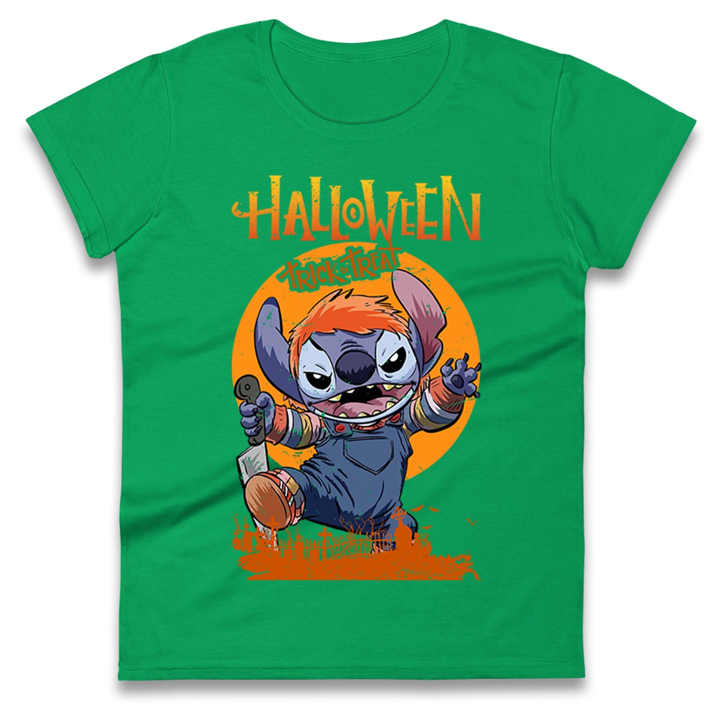 Lilo And Stitch Halloween Womens t shirts