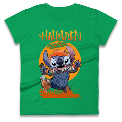 Lilo And Stitch Halloween Womens t shirts