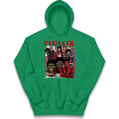 Michael Jackson Thriller Halloween Bootleg Kids Hoodie