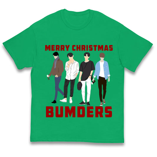 Merry Christmas Bumders The Inbetweeners Kids T Shirt