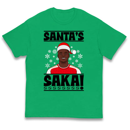 bukayo saka christmas t shirt