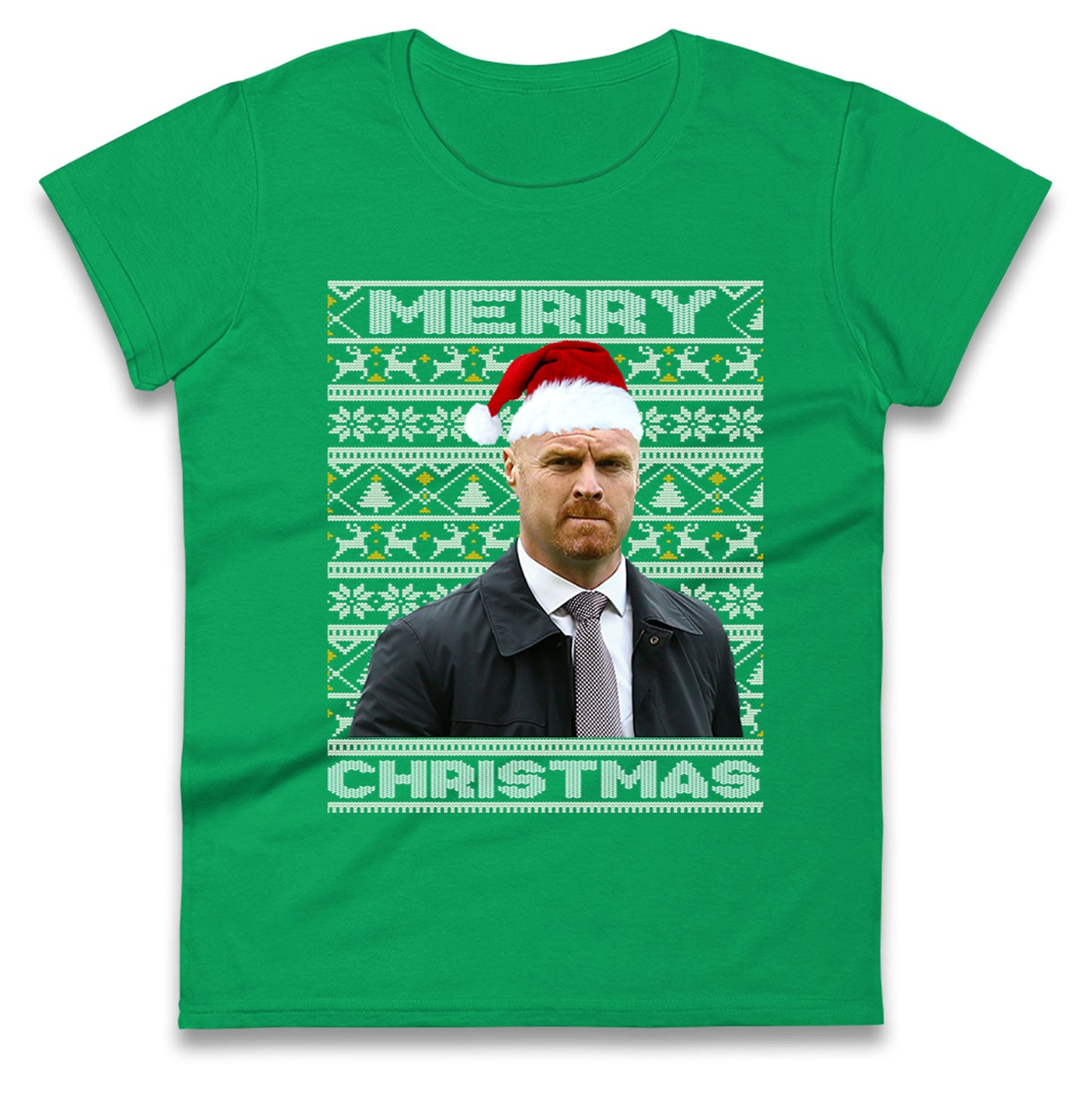 sean dyche christmas womens t shirt