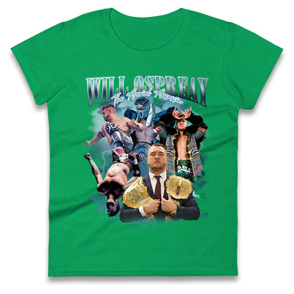 Will Ospreay The Aerial Assassin Wrestling Womens t shirt