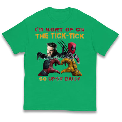 I'm Sort of on The Tick Tick so Upsy Daisy Kids T Shirt