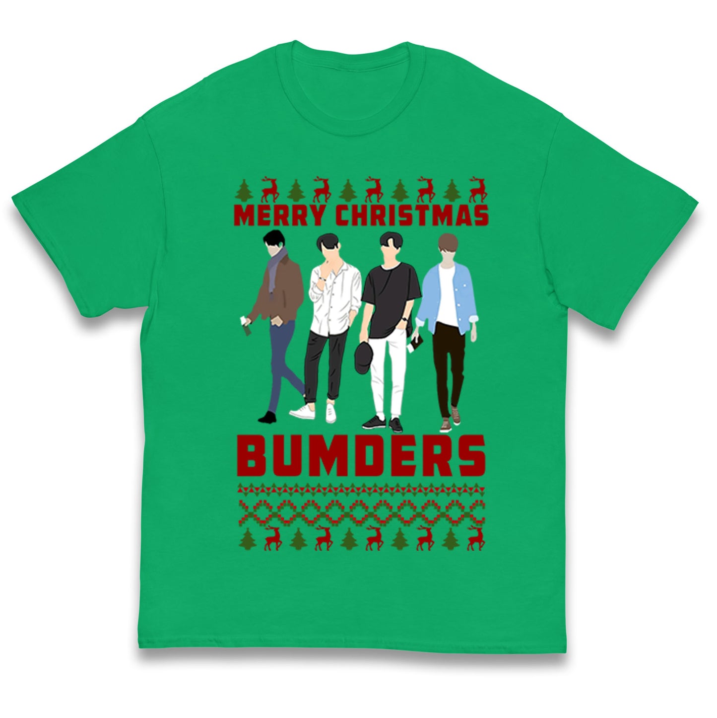 Merry Christmas Bumders The Inbetweeners Kids T Shirt