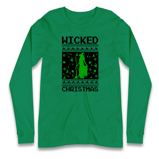 wicked christmas long sleeve t shirt