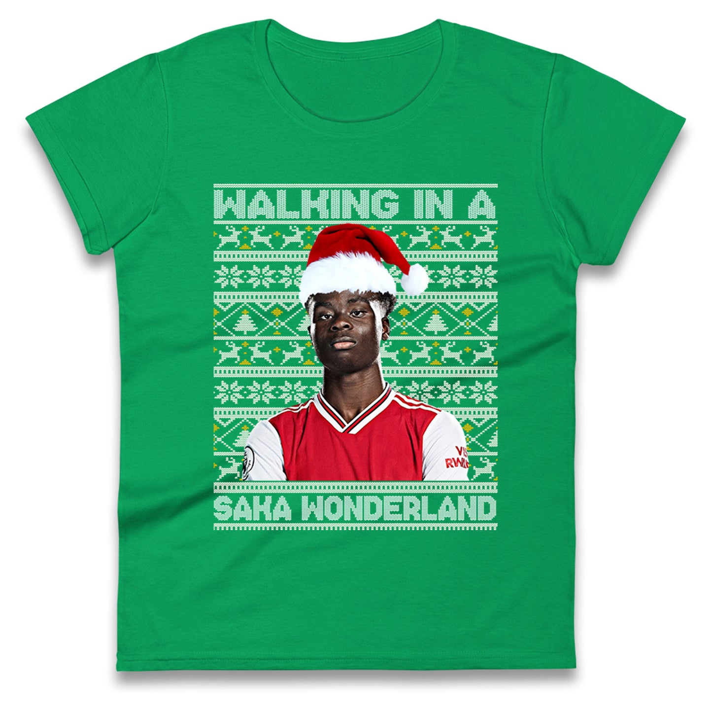 bukayo saka christmas women's top