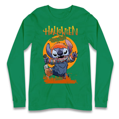 Lilo And Stitch Halloween Long Sleeve T Shirt