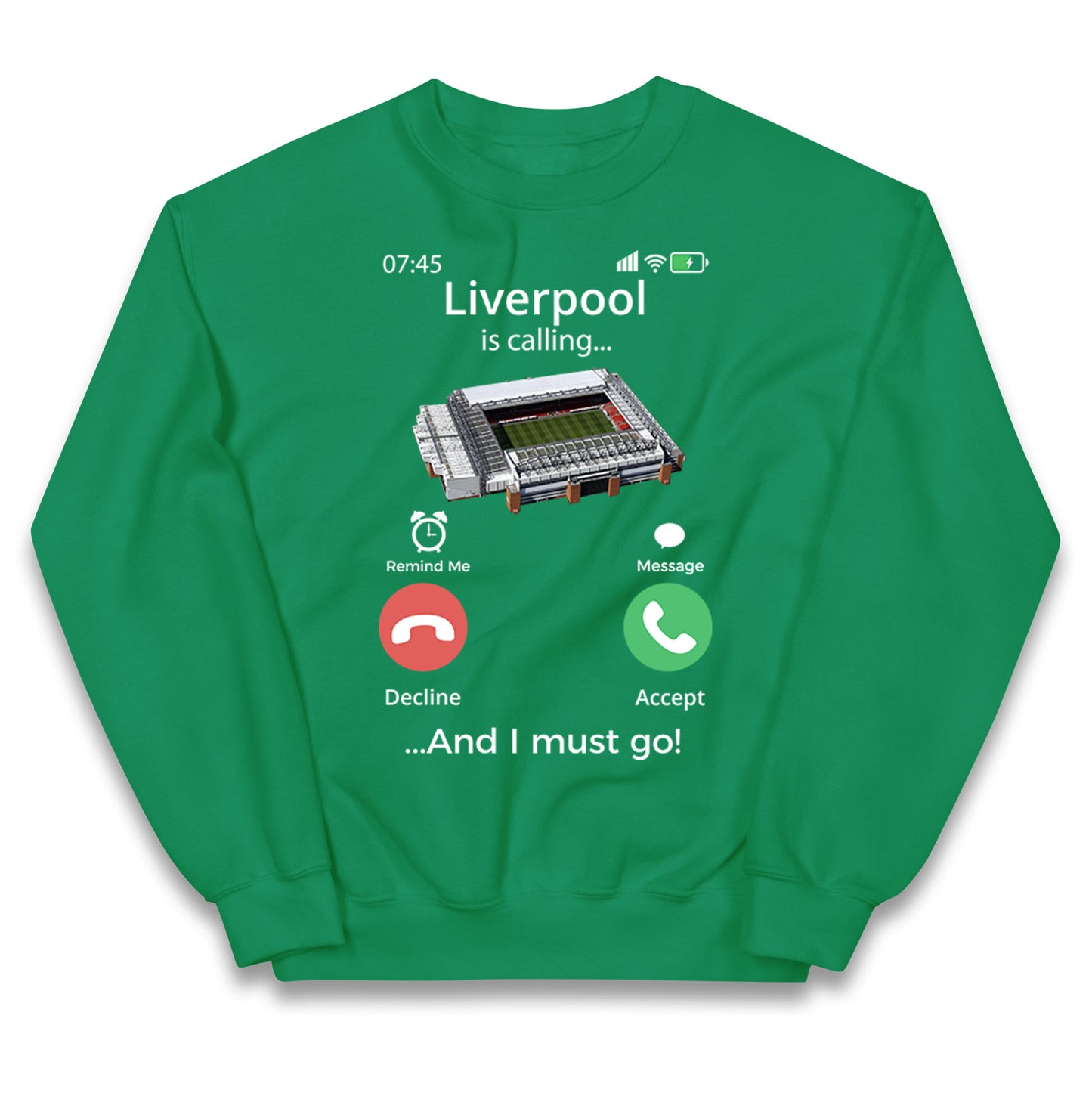 liverpool kids jumper