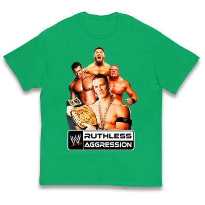 Ruthless Aggression wwe Bootleg Kids T Shirt