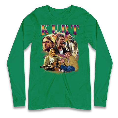 Kurt Cobain Bootleg Long Sleeve T Shirt