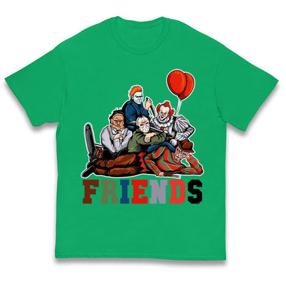 Horror Vintage Characters Friends Halloween T Shirt
