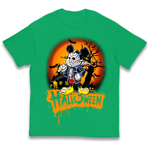 Mickey Mouse Haunted Halloween T Shirt
