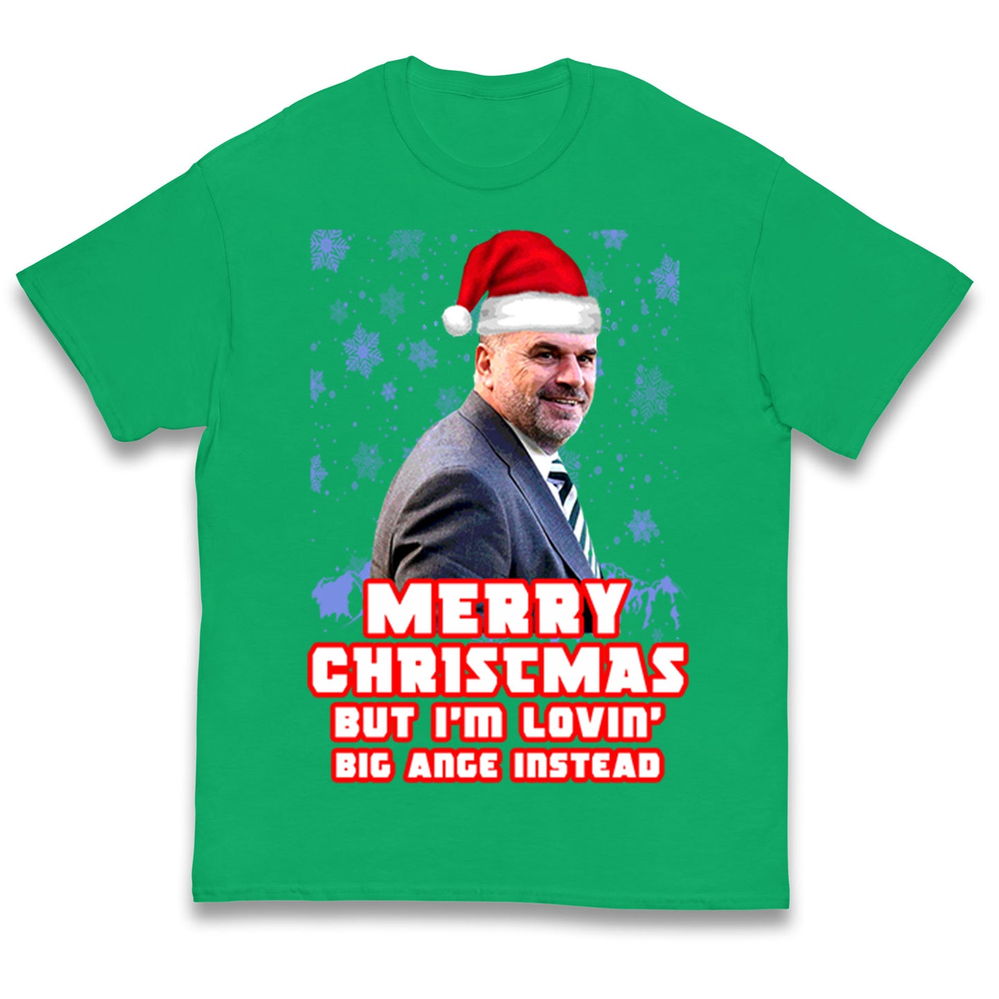 Merry christmas Ange Postecoglou Kids T Shirt