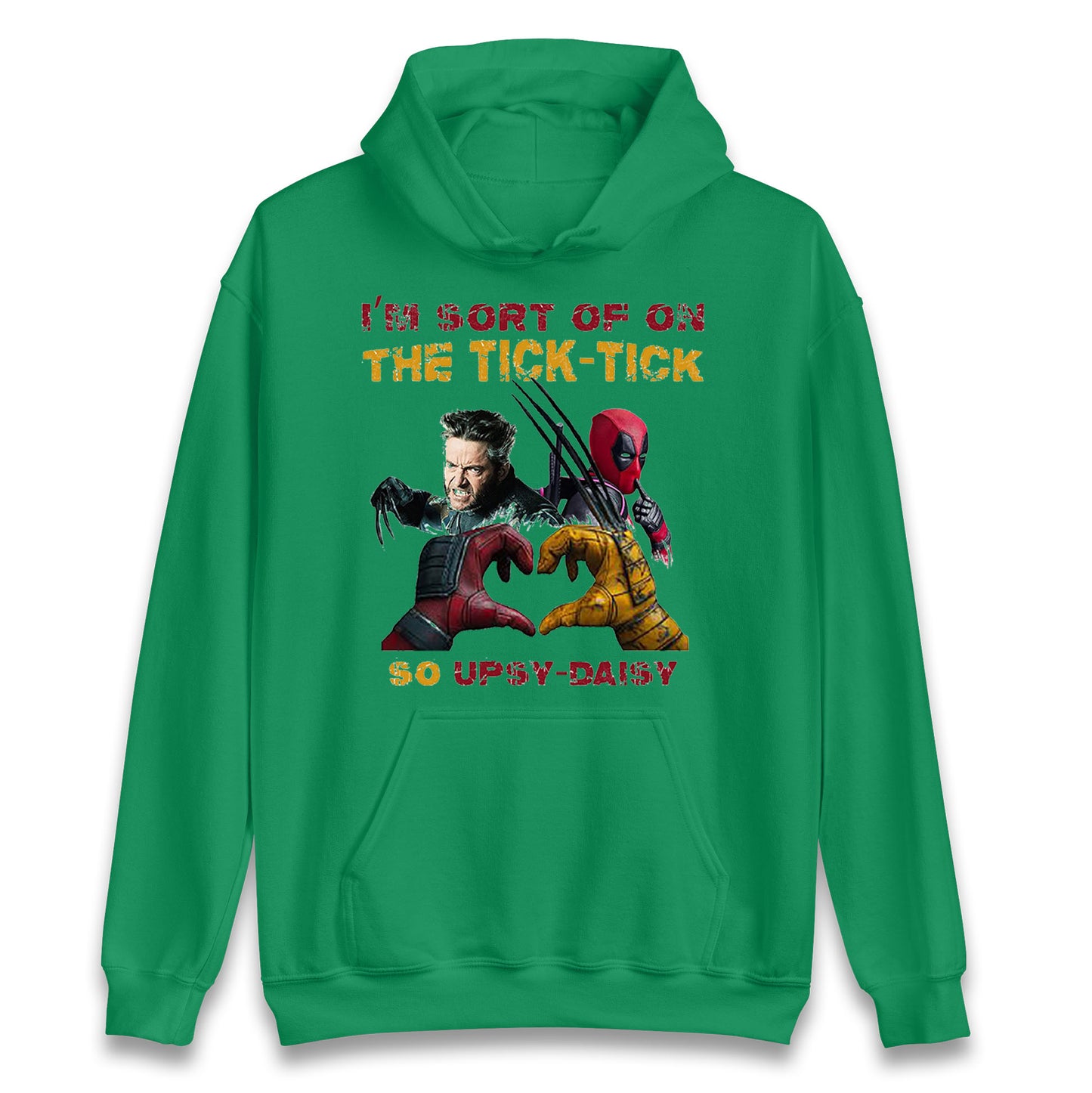 I'm Sort of on The Tick Tick so Upsy Daisy Unisex Hoodie