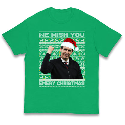 unai emery christmas t shirt