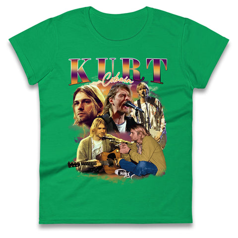 Kurt Cobain Bootleg Womens T Shirt