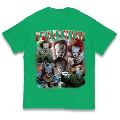 The Clown Pennywise Scary Halloween Bootleg Kids T Shirt