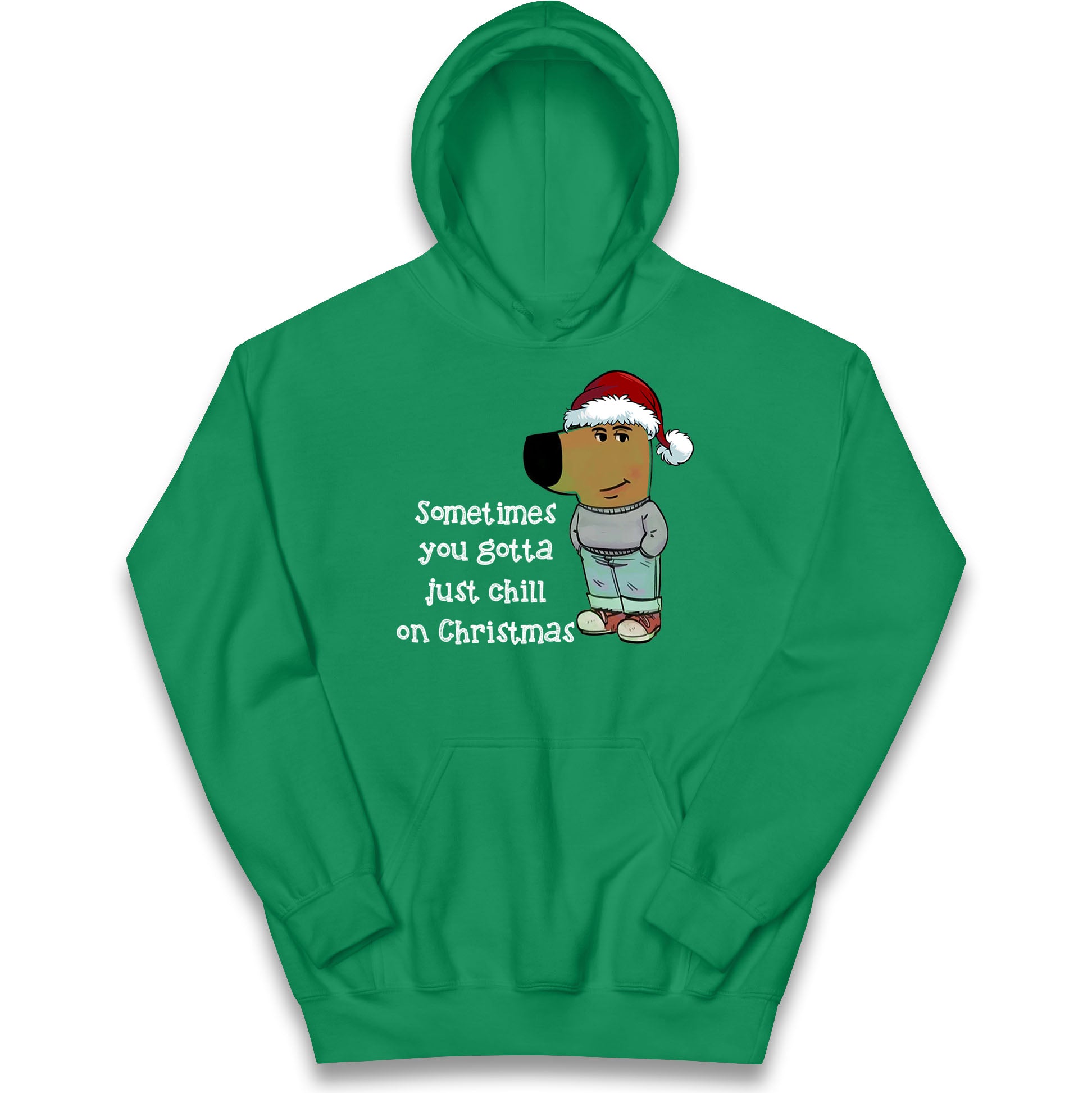 christmas chill guy hoodie