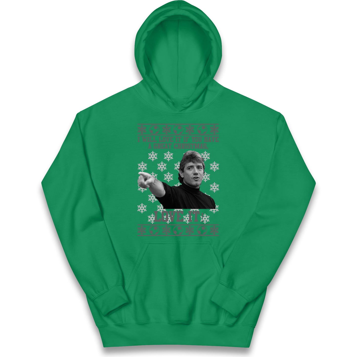 Kevin Keegan Christmas Kids Hoodie