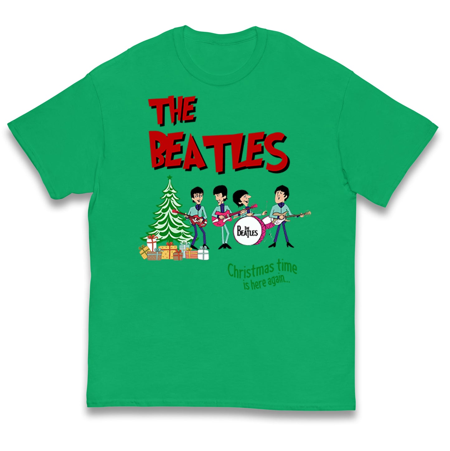 beatles christmas t shirt