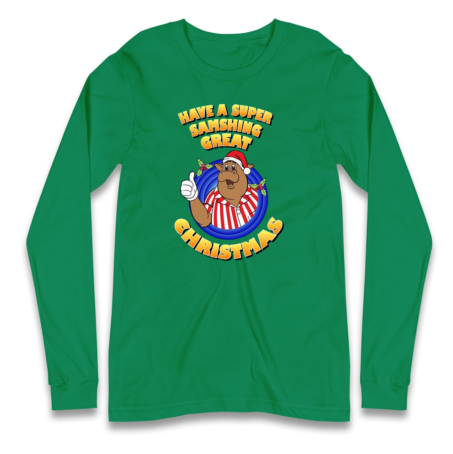 bullseye christmas long sleeve t shirt