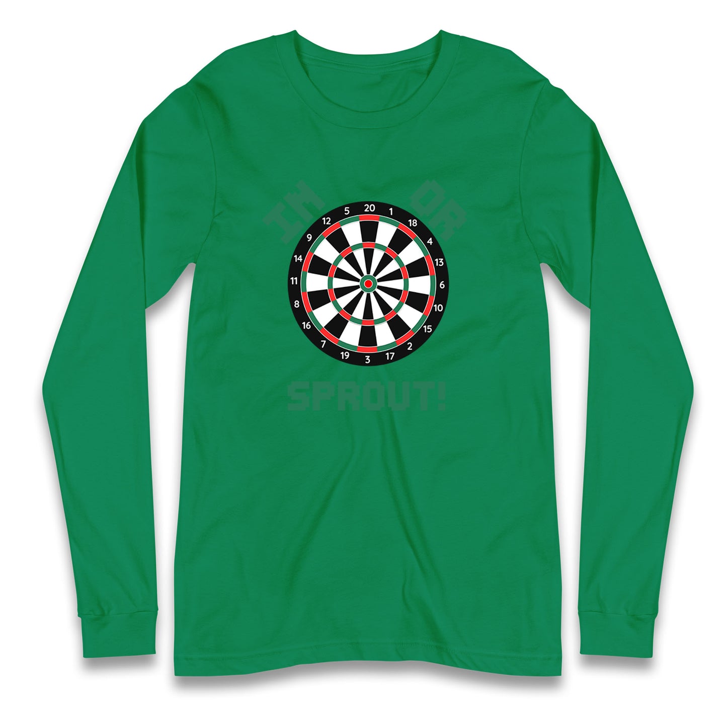 dartboard christmas long sleeve t shirt