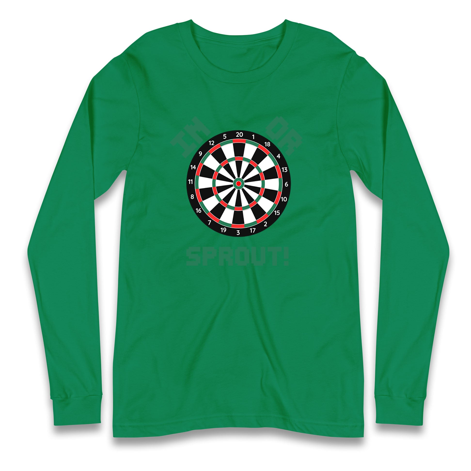 dartboard christmas long sleeve t shirt